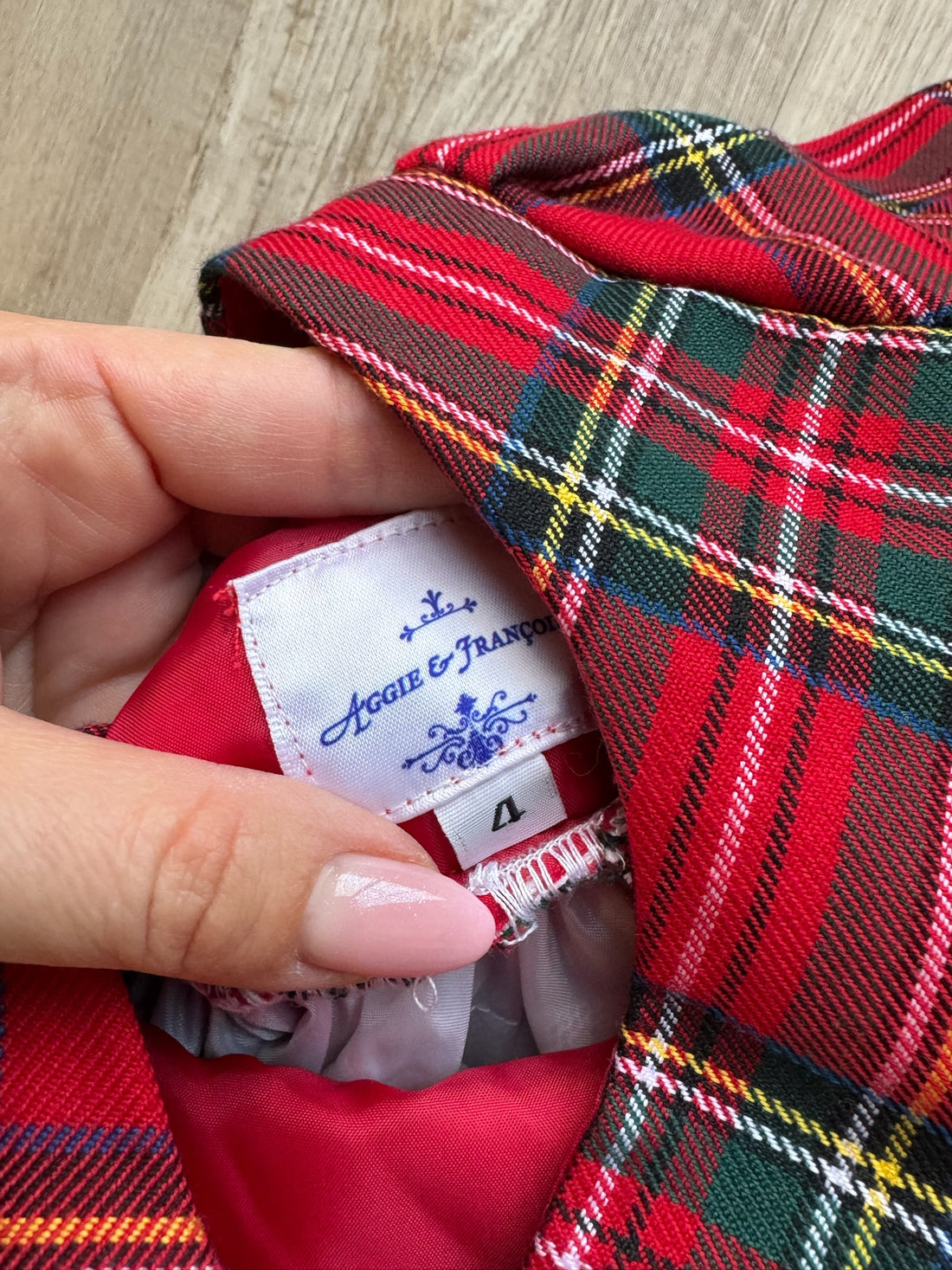 Aggie & Francois Plaid Dress
