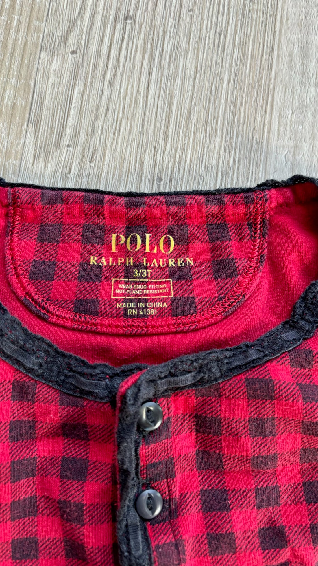 Polo Ralph Lauren Red Checkered Pajamas