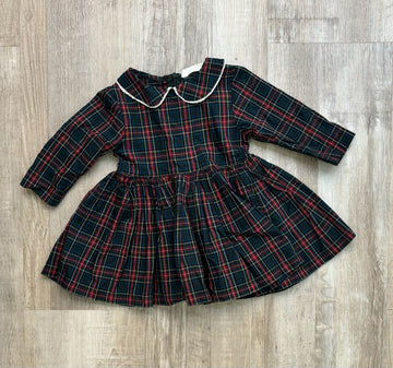 Numi Green Plaid Dress