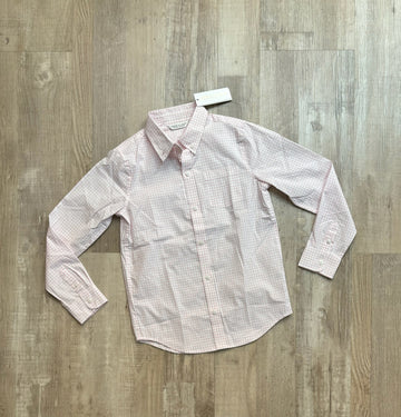Janie & Jack White Checkered Button Down - NEW