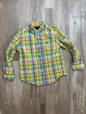 Ralph Lauren Yellow Plaid Button Down