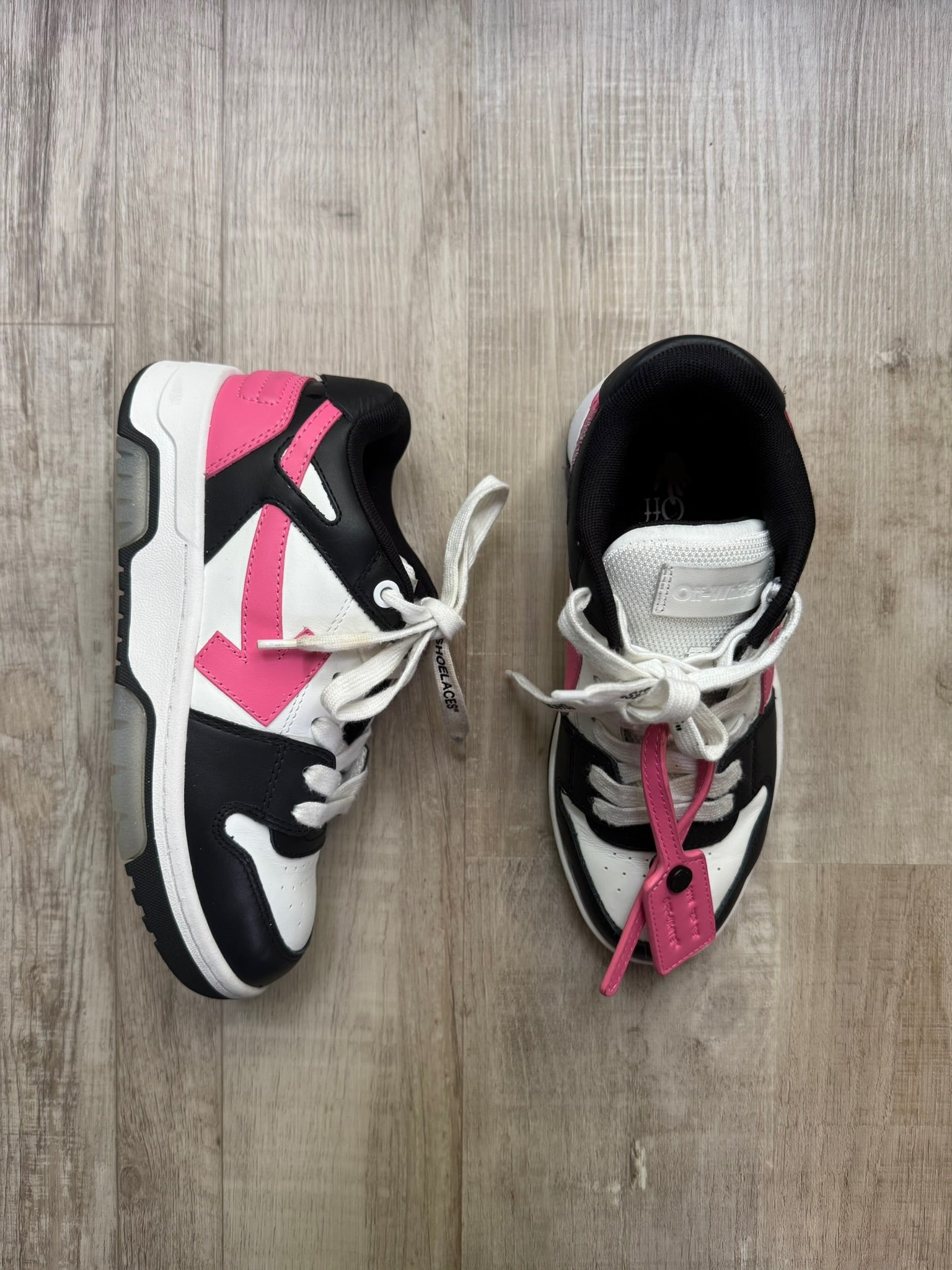 Off-White Black, Pink & White Shoes