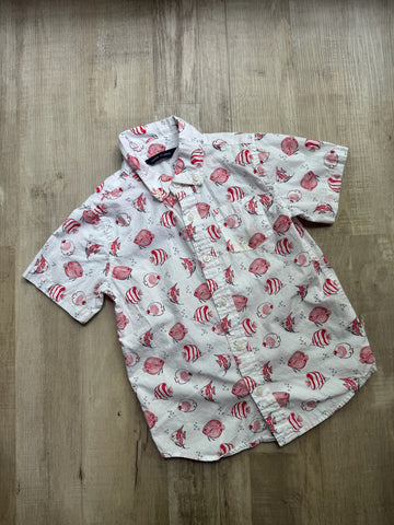 Janie & Jack Fish Button Down