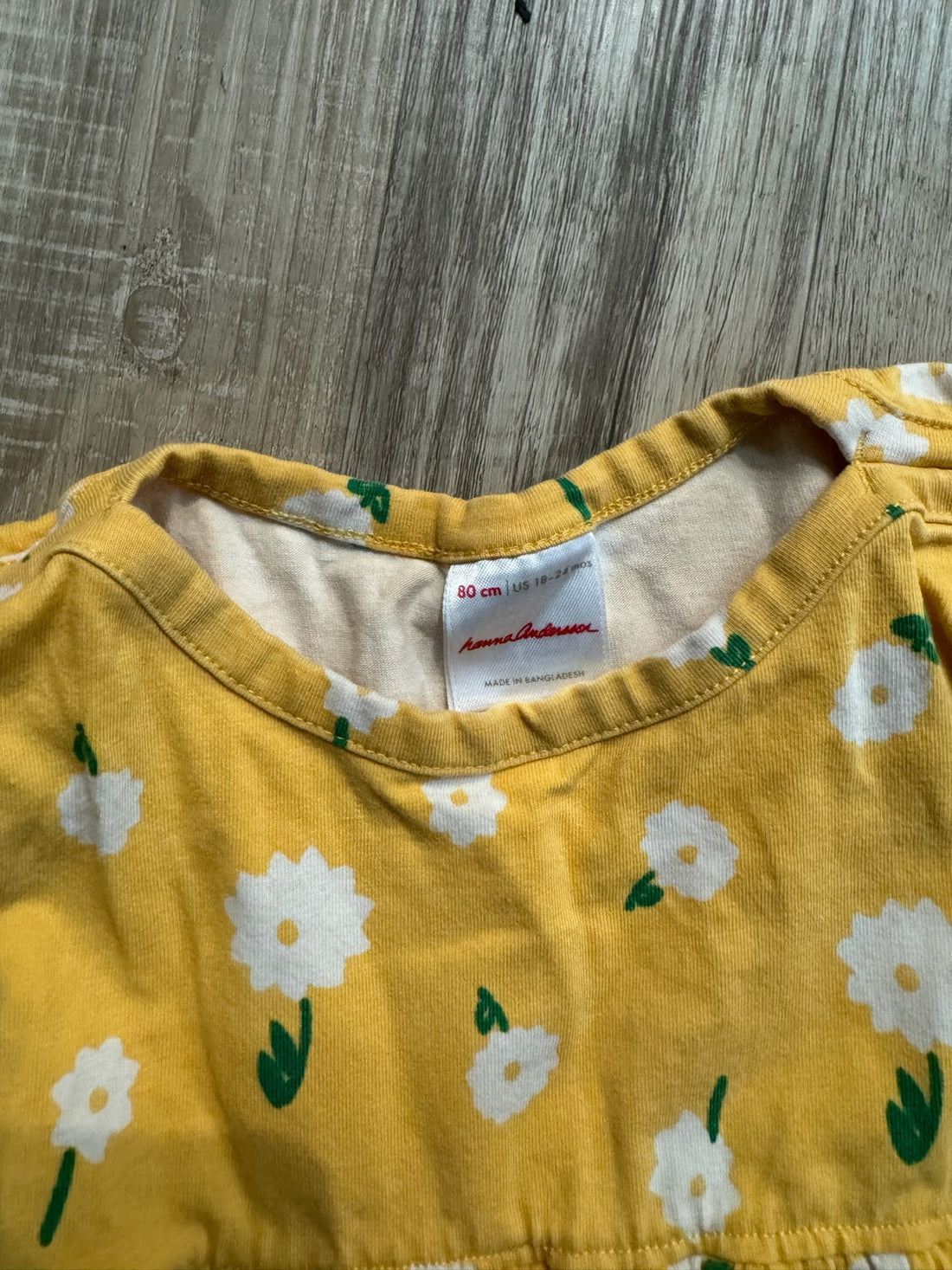 Hanna Andersson Yellow Floral Dress