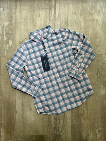 Vineyard Vines Plaid Button Down - NEW