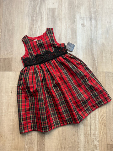 Marmeletta Red Plaid Dress