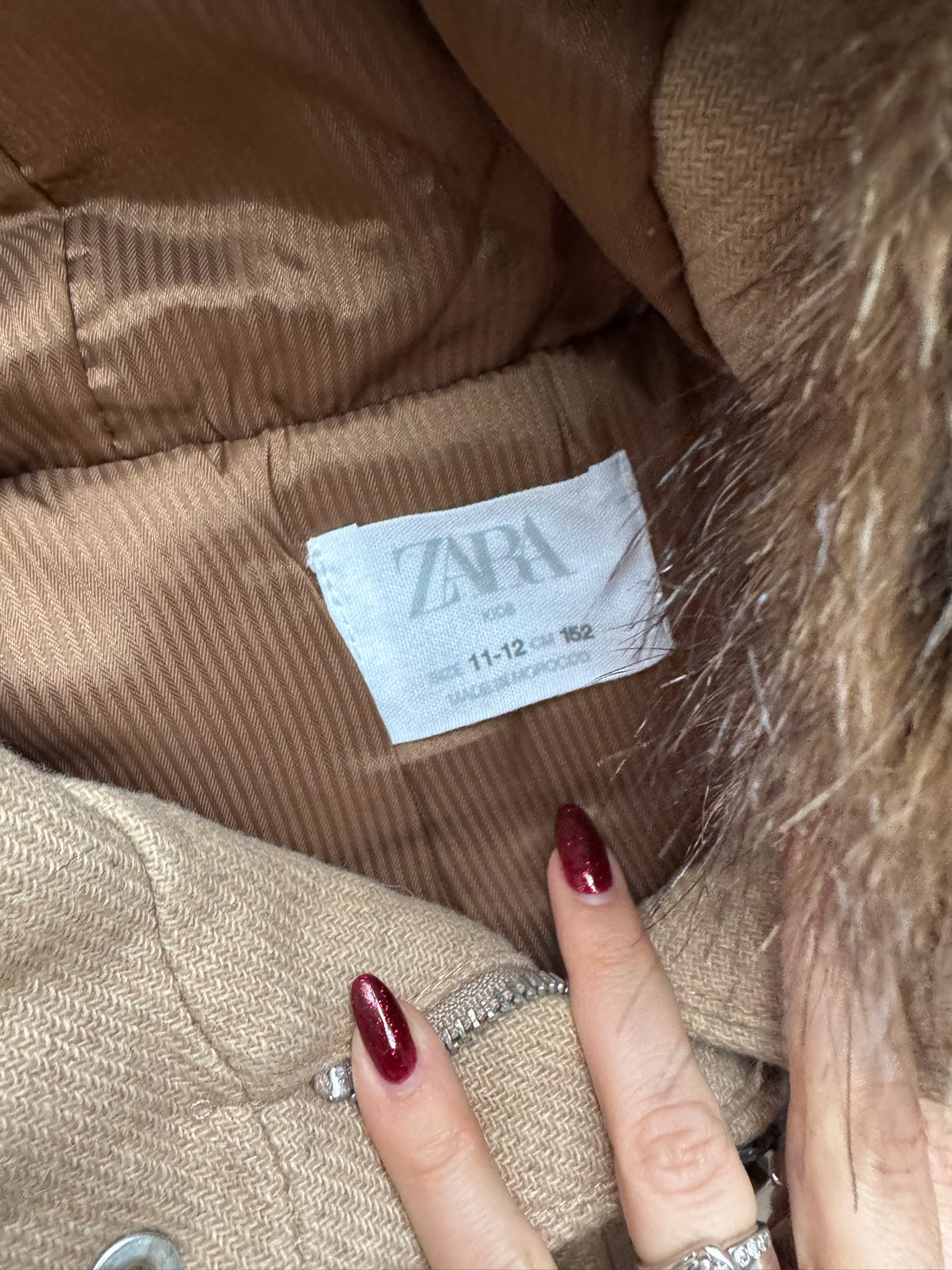 Zara Tan Coat