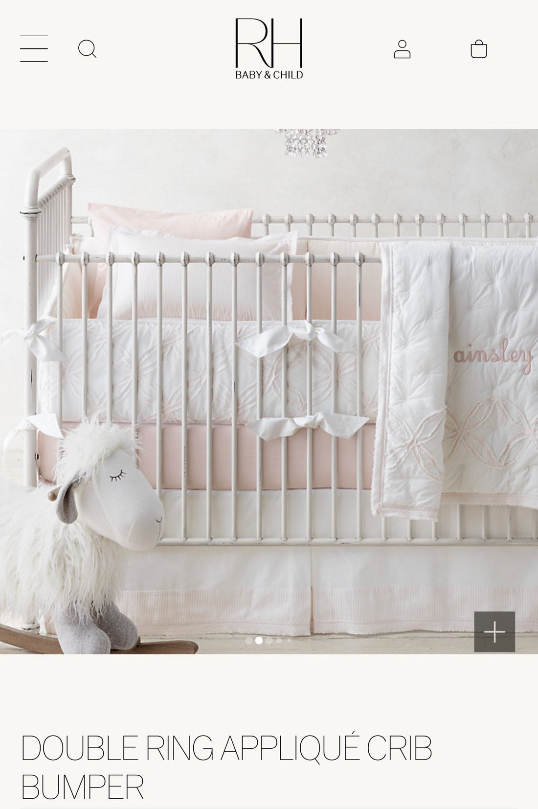 Restoration Hardware Crib Set