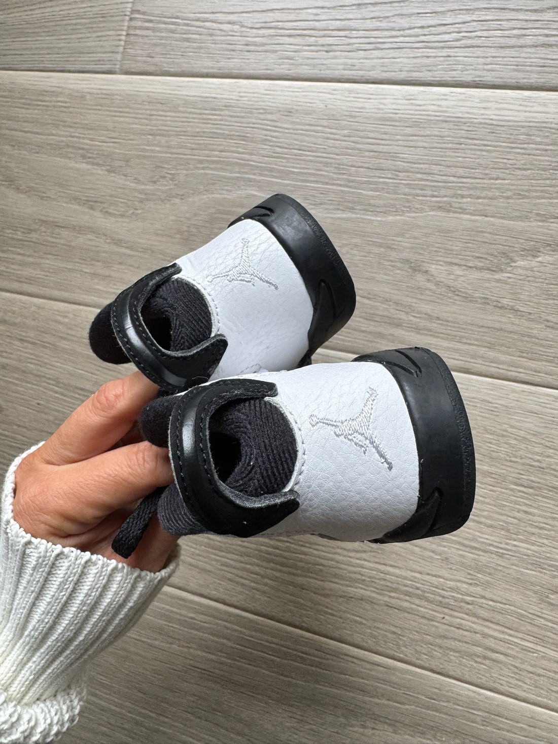 Jordan White Baby Shoes