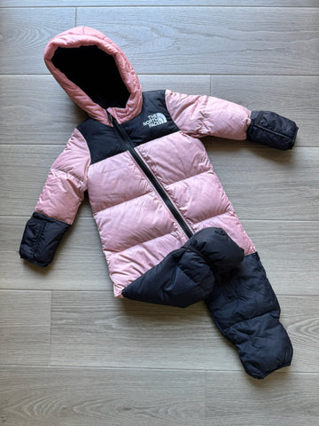 North Face Pink & Black Bunting