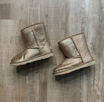 UGGS Gold Glitter Boots