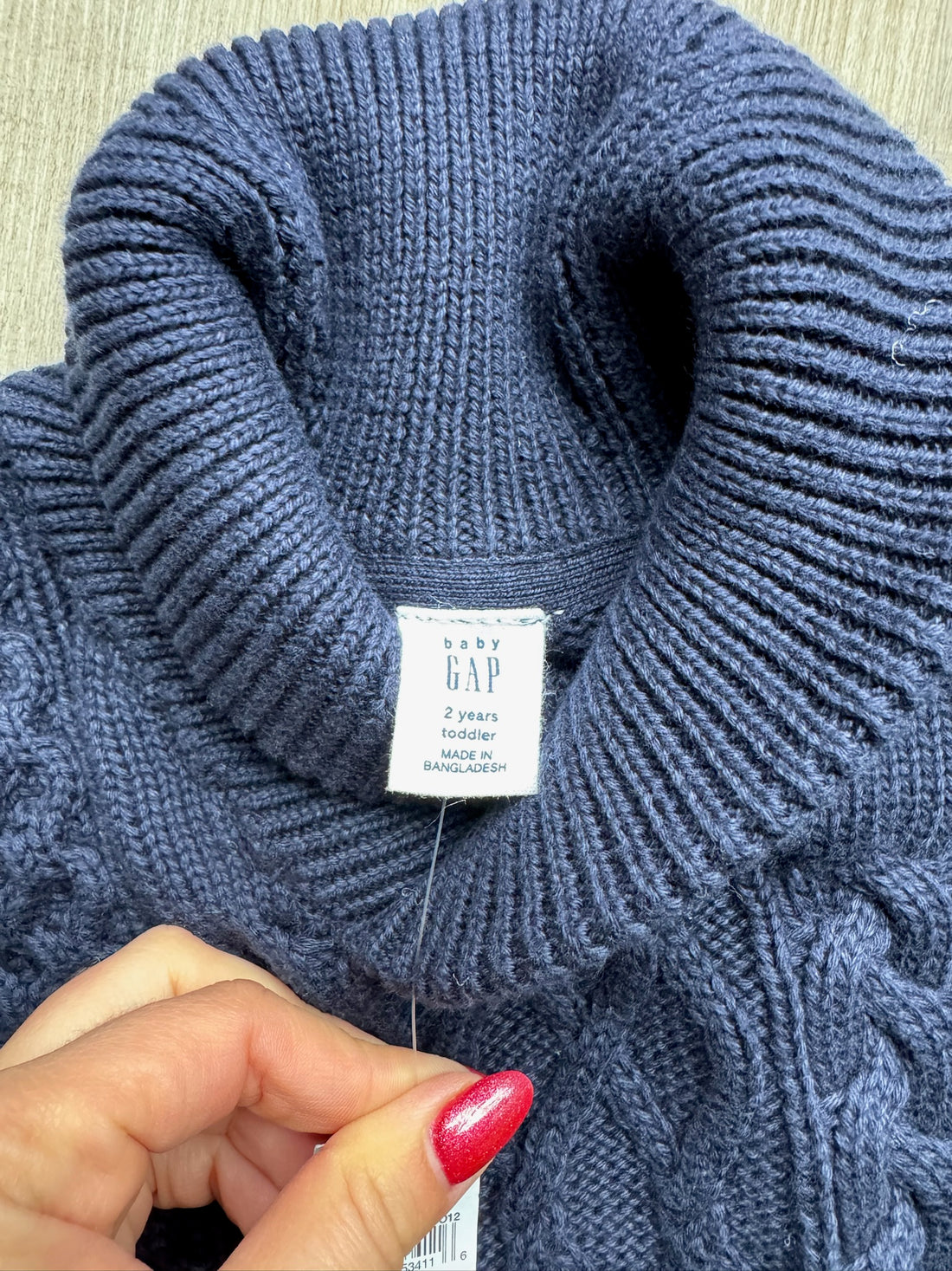 Gap Navy Knit Sweater - NEW