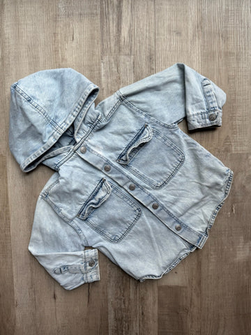 Zara Jean Hoodie Button Down