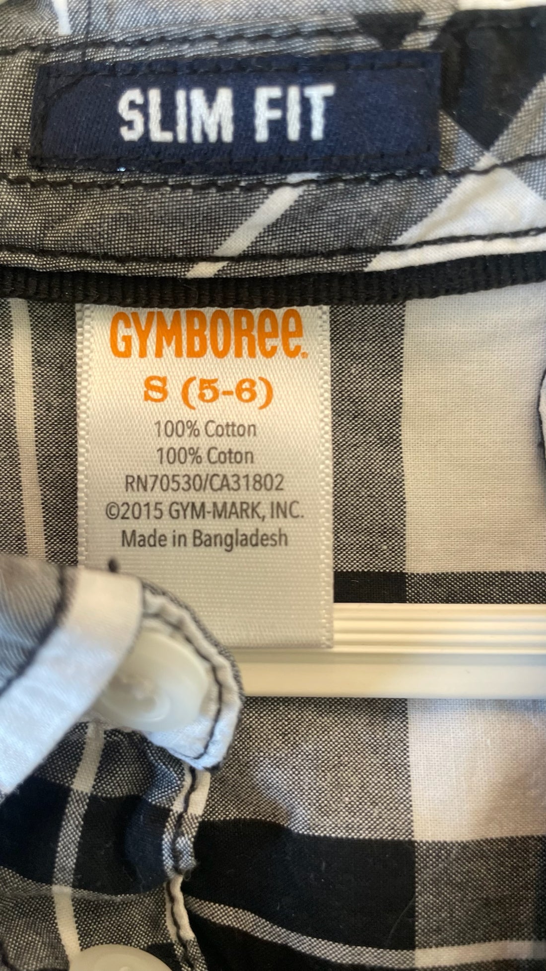Gymboree Black & White Plaid Dress