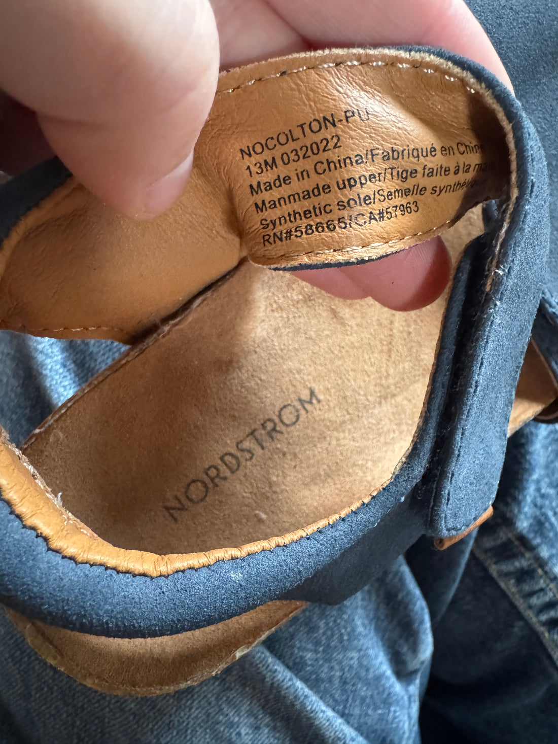 Nordstrom Navy Sandals