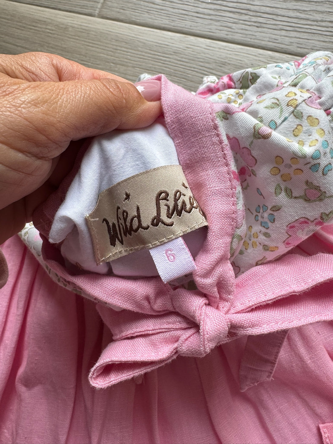 Wild Lilies Pink Dress - AS IS