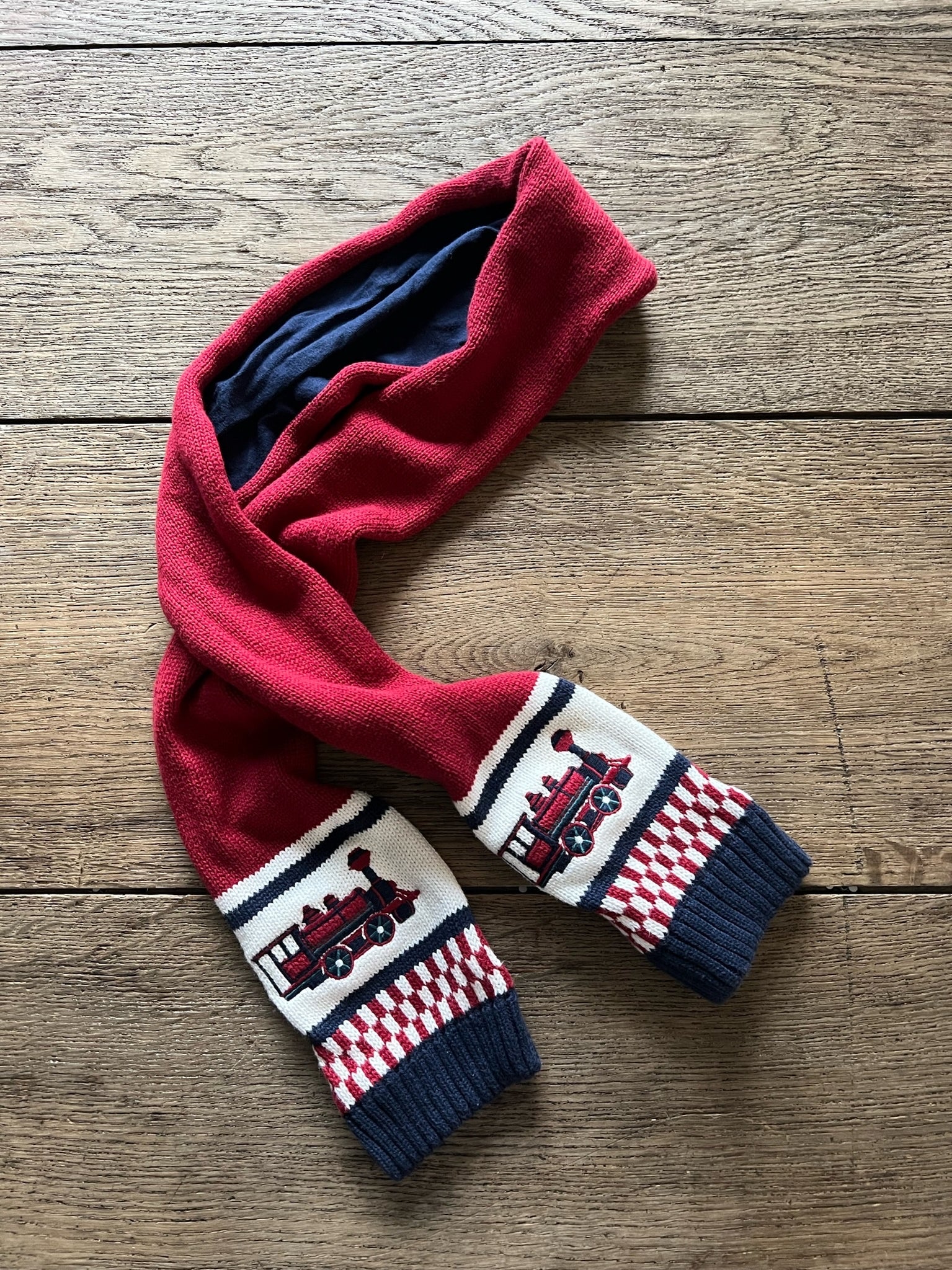 Janie & Jack Train Scarf