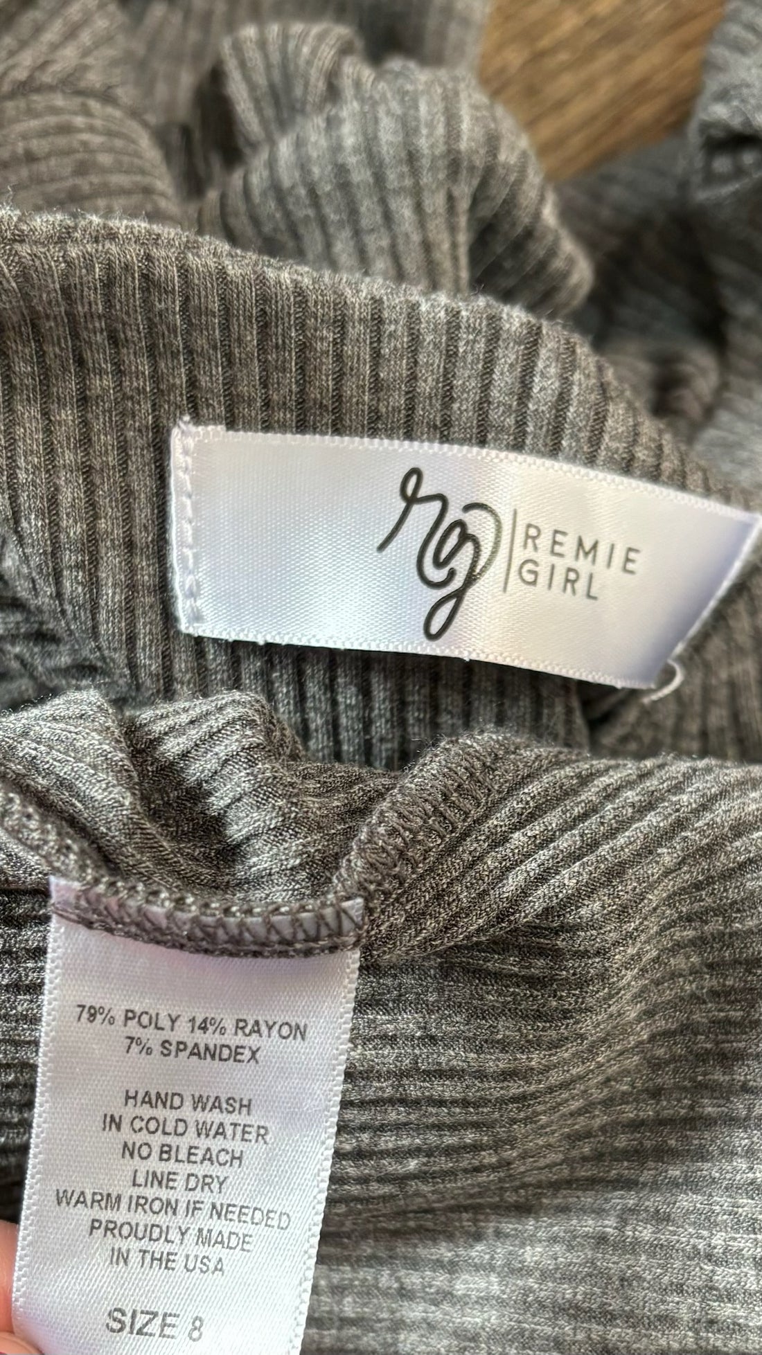 Remie Grey Dark Grey Dress