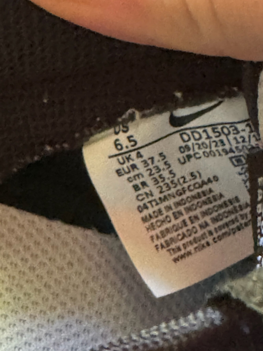 Nike Black & White Shoes