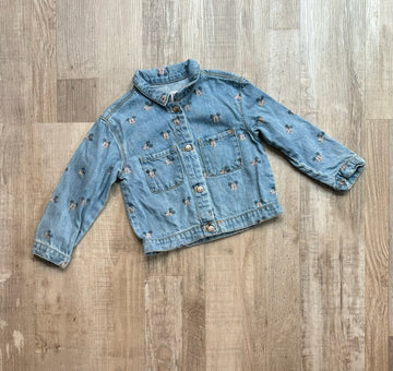 Zara Disney Mickey Jean Jacket