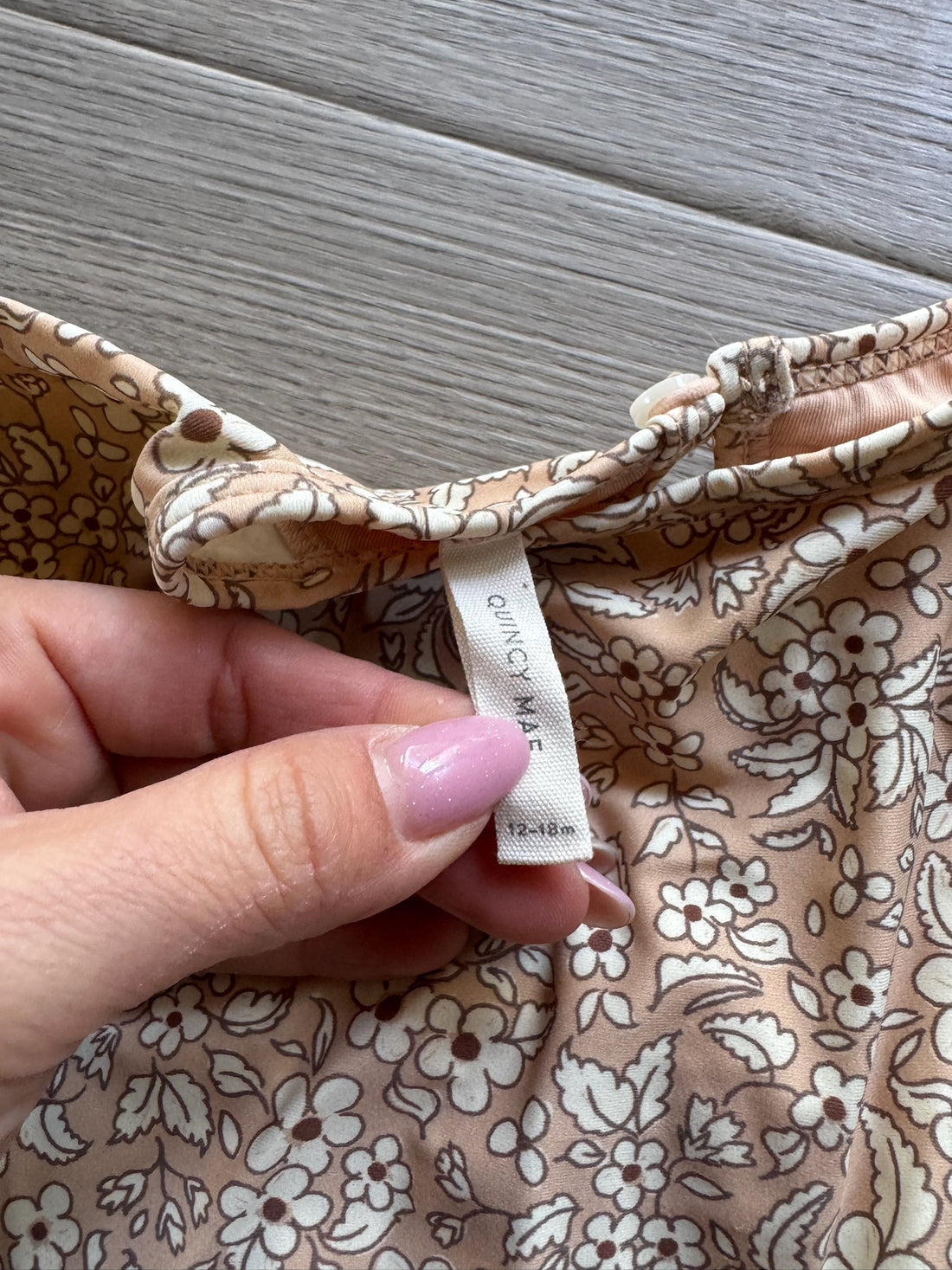 Quincy Mae Floral Swimsuit