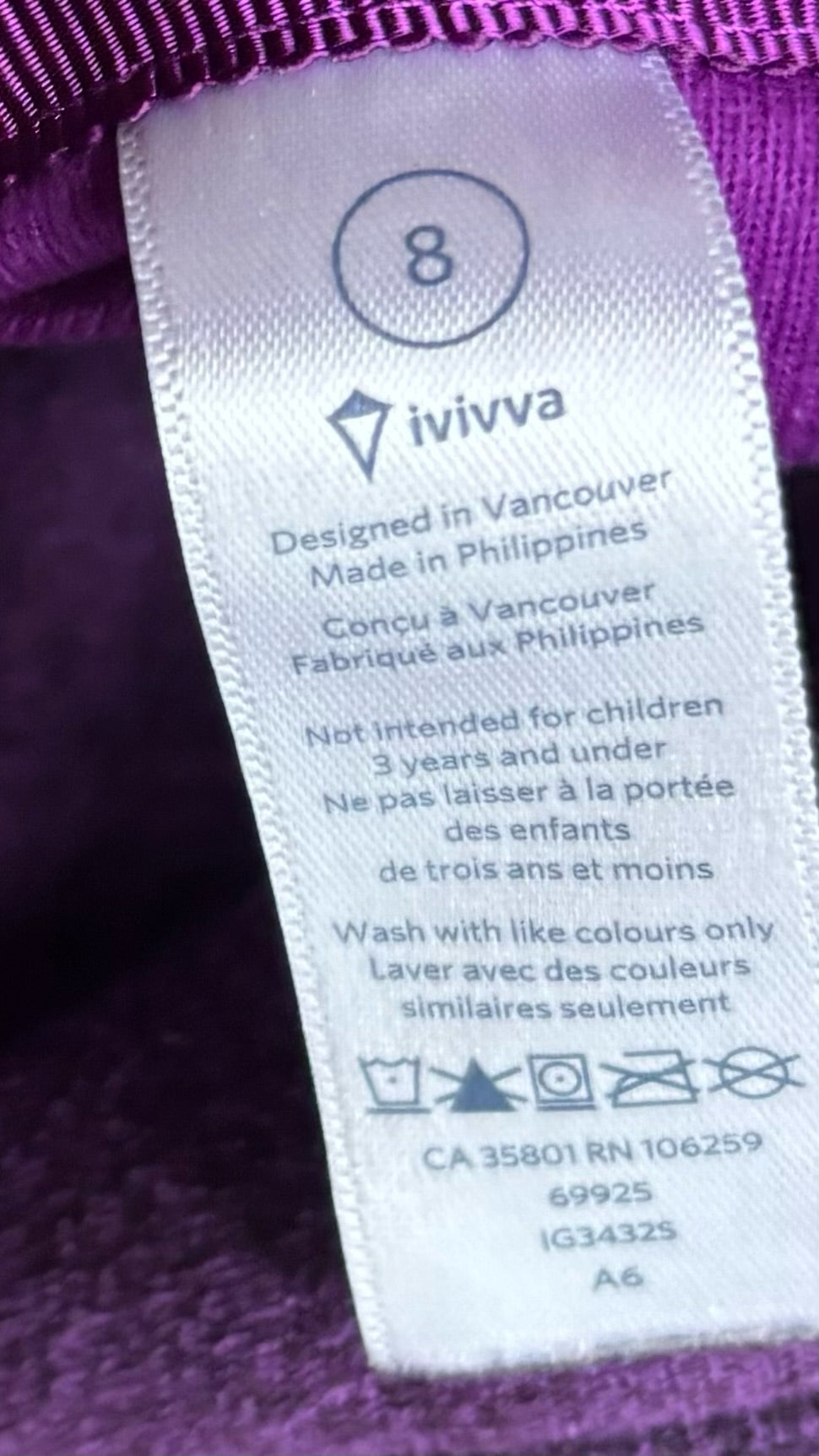 Ivivva Purple Jacket