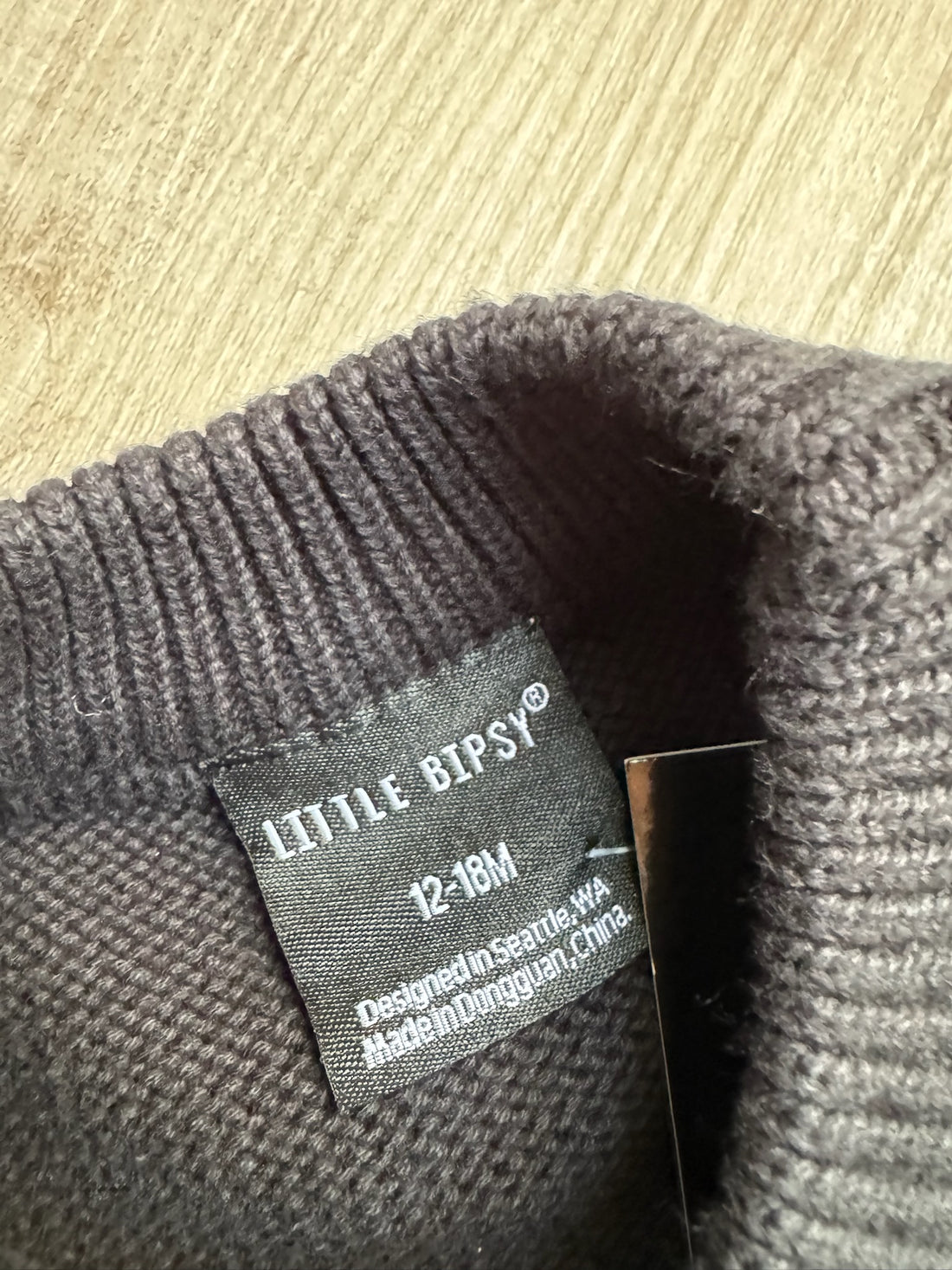 Little Bipsy Black Sweater