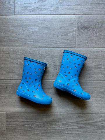 Hunter Blue Cherry Boots