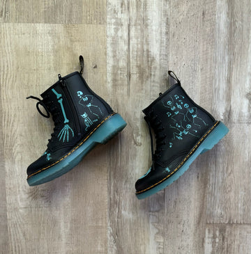 Dr Martens Skeleton Boots NEW
