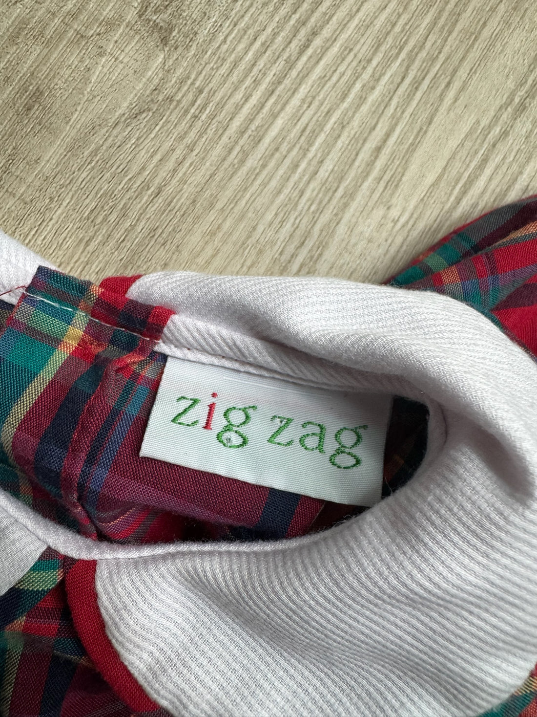 Vintage Smocked Plaid Dress