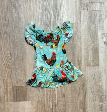 Bamboo Chicken Romper