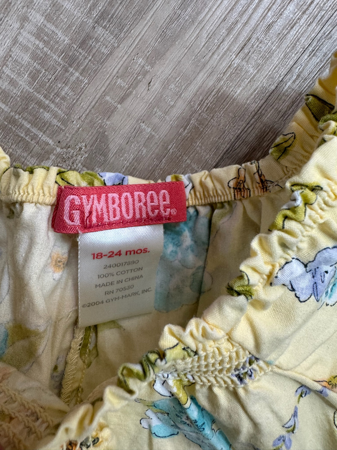 Gymboree Vintage Floral Bubble