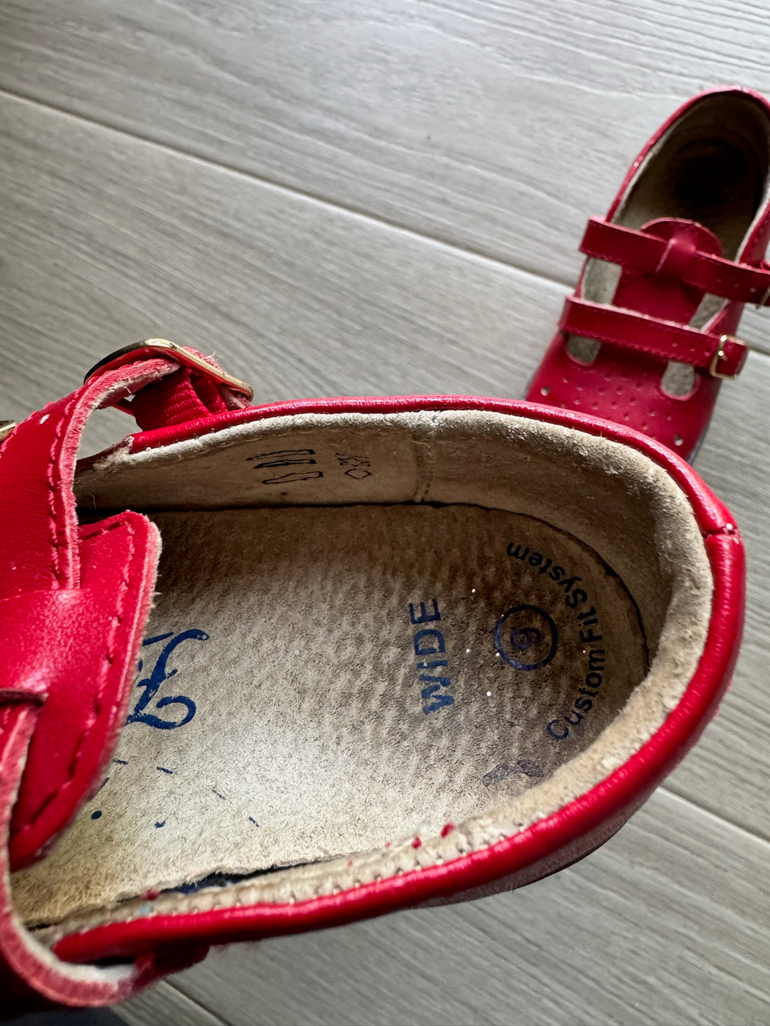 Footmates Red Mary Jane’s