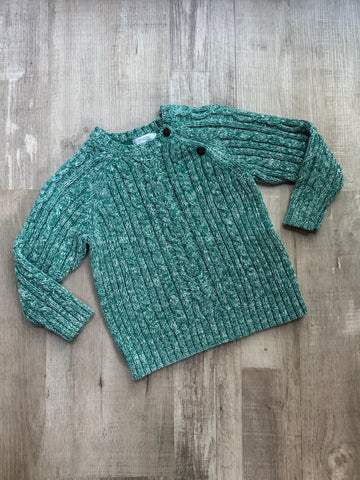Janie & Jack Green Sweater