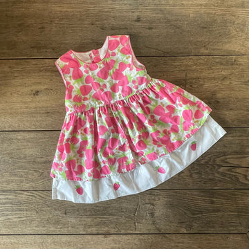 Small Steps Vintage Strawberry Dress