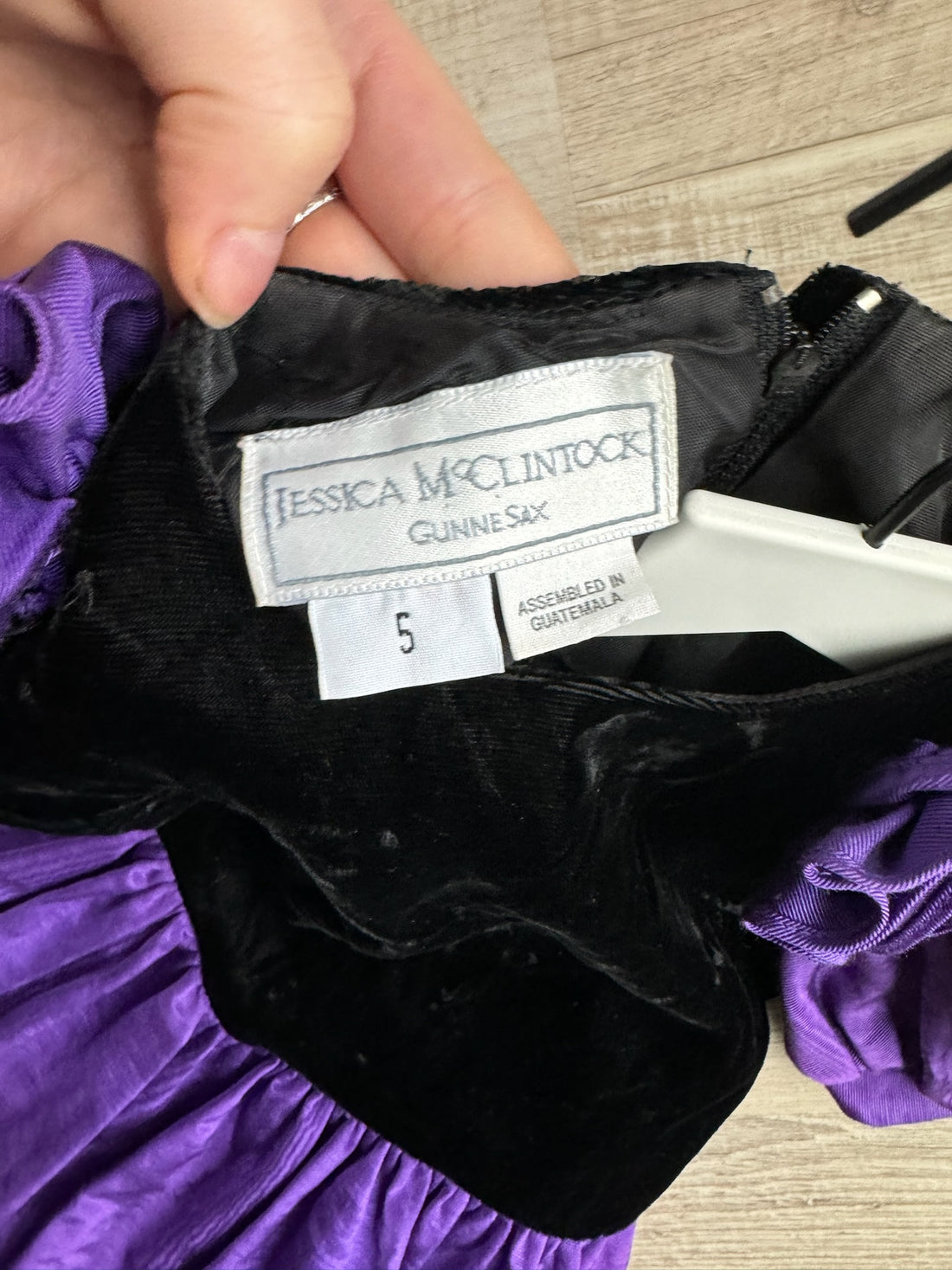 Jessica McClintock Vintage Purple Dress