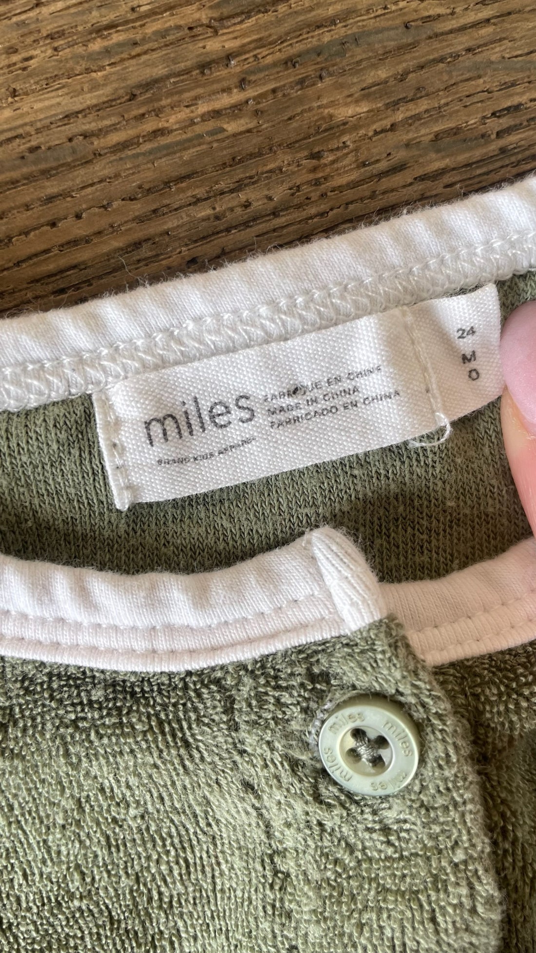 Miles Green Romper