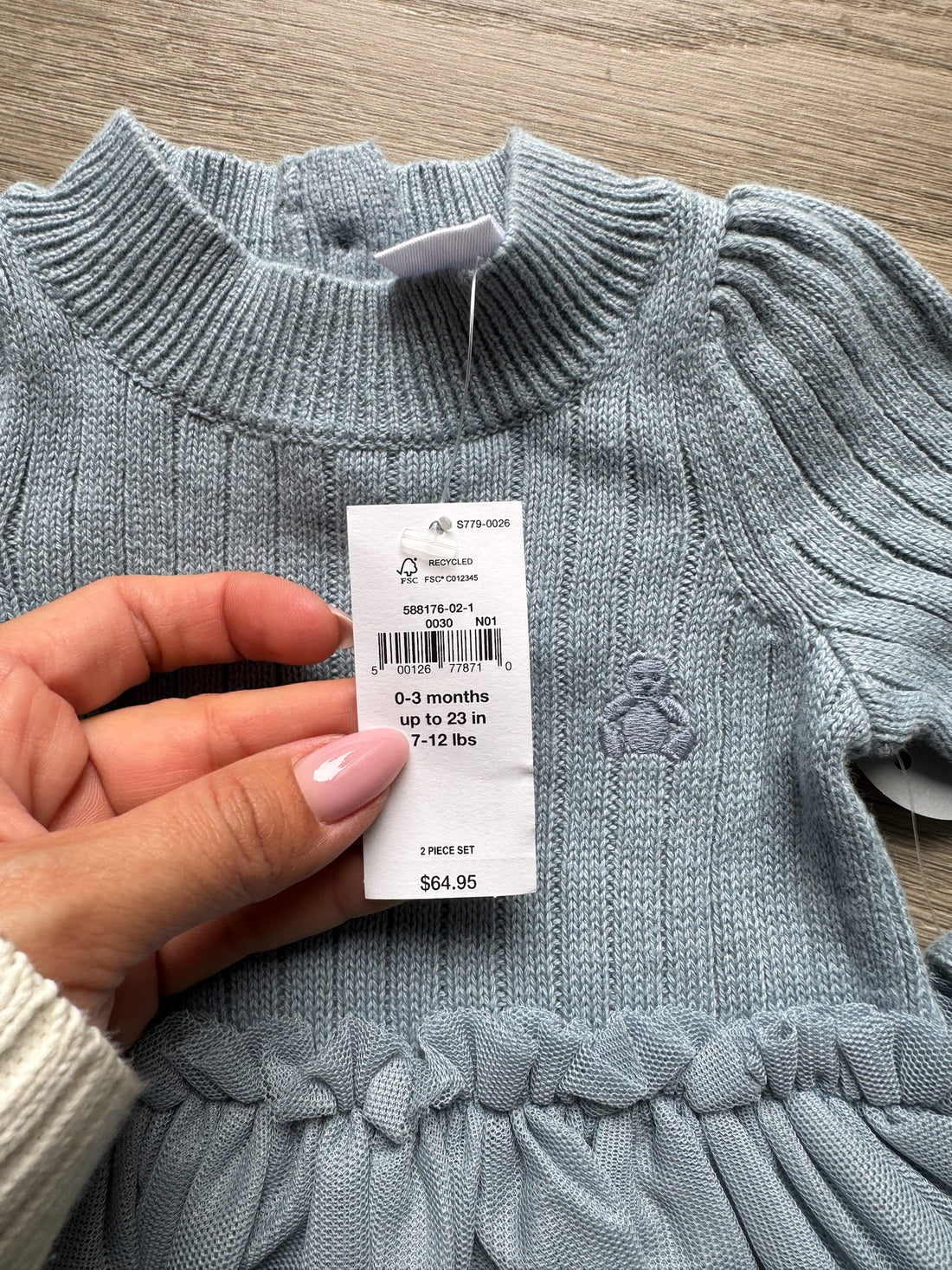 Baby Gap Knit Tulle Dress - NEW
