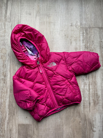 North Face Pink Down Filled Coat
