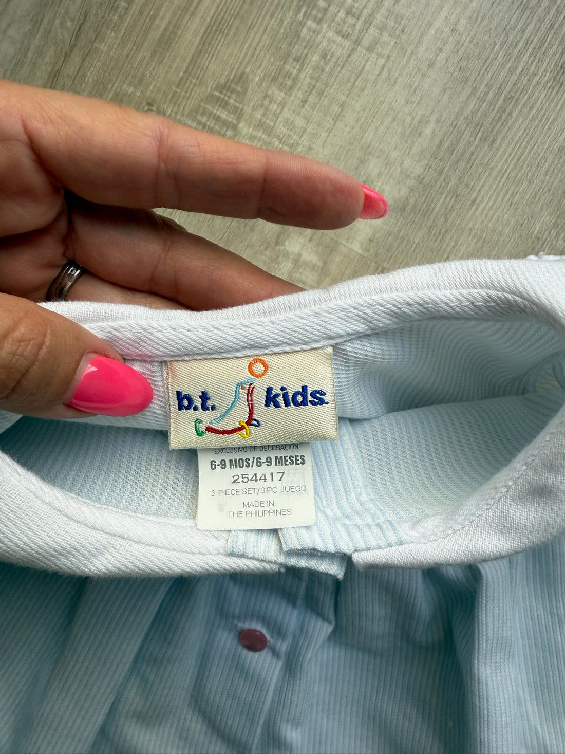 BT Kids Vintage Blue Dress w/ Hat