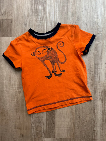 Hanna Andersson Orange Monkey Top