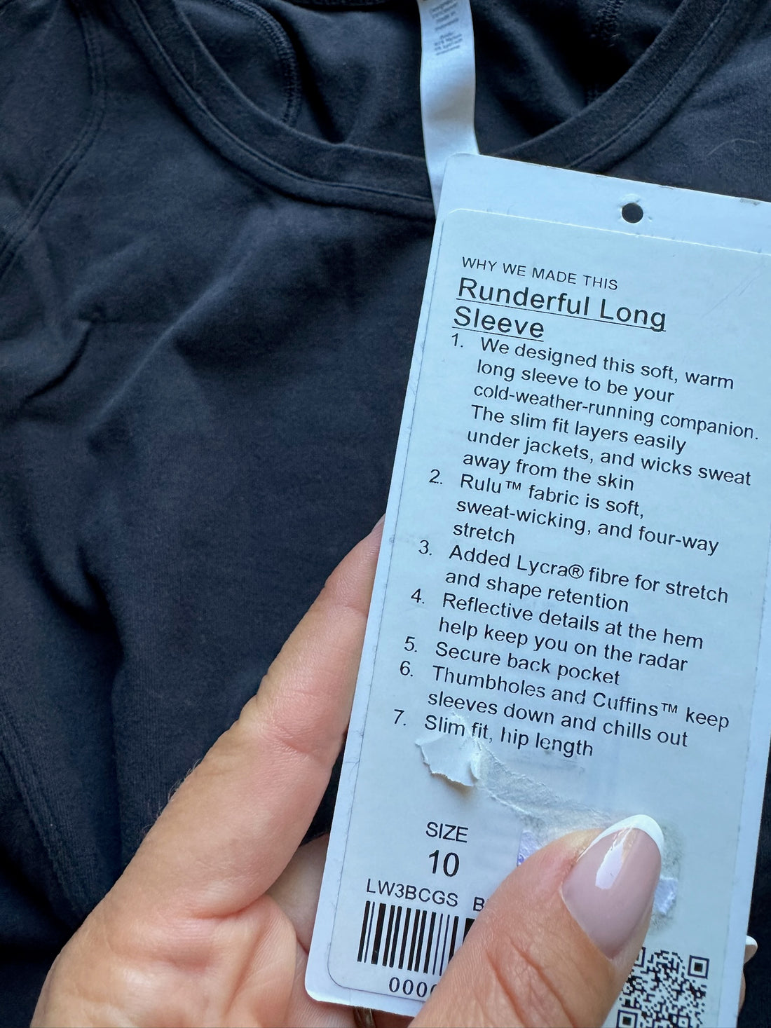 Lulu Runderful Long Sleeve Top