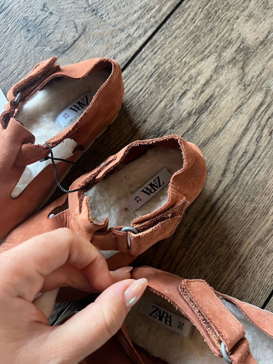 Zara Suede Flats
