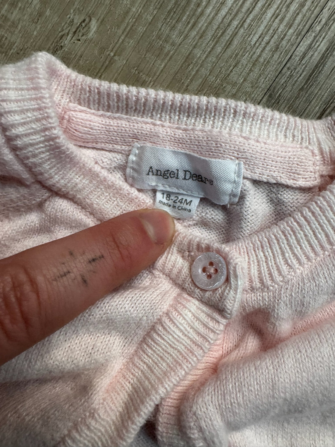 Angel Dear Pink Cardigan