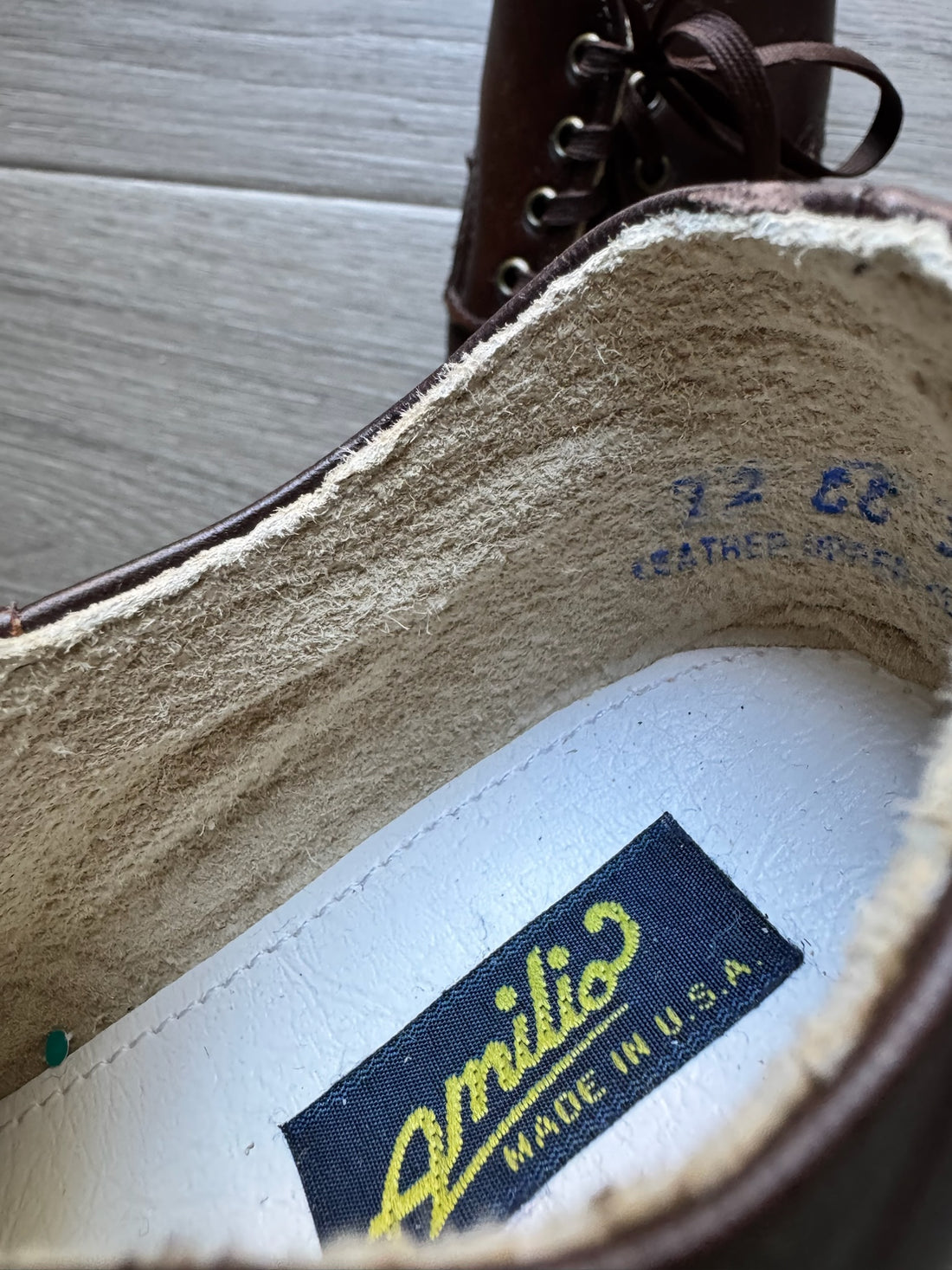 Amilio Brown Leather Shoes