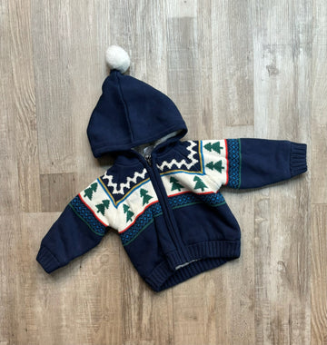 Hanna Andersson Navy Christmas Sweater