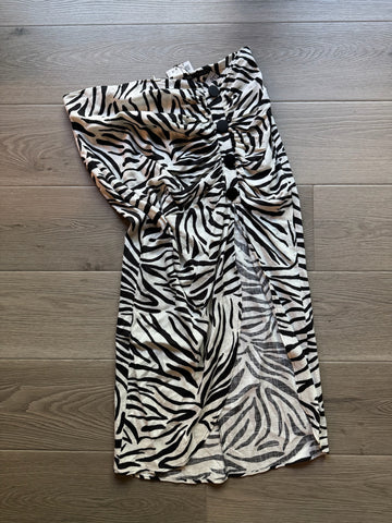 Zara Zebra Print Skirt - NEW