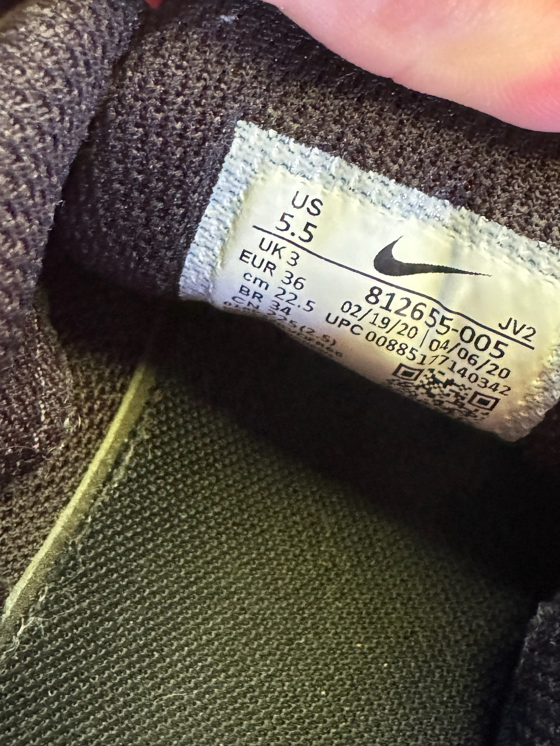 Nike Black Shoes w/ Gold Check