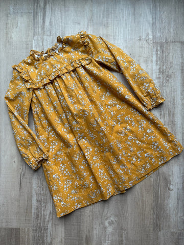 Edgehill Collection Mustard Floral Dress