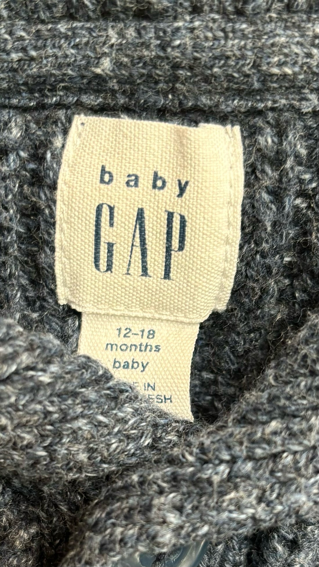 Baby Gap Grey Cardigan